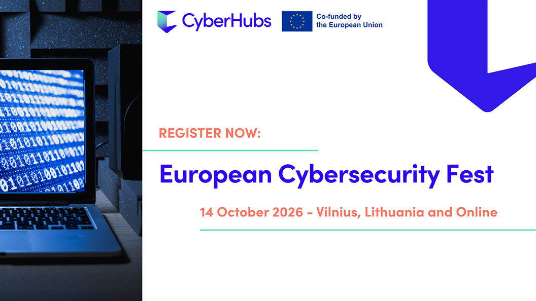 Join the European Cybersecurity Fest: 14 October 2026, Vilnius and online