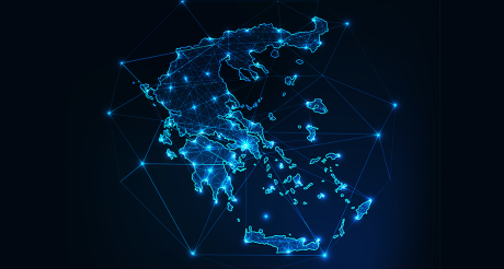greece-digital-map
